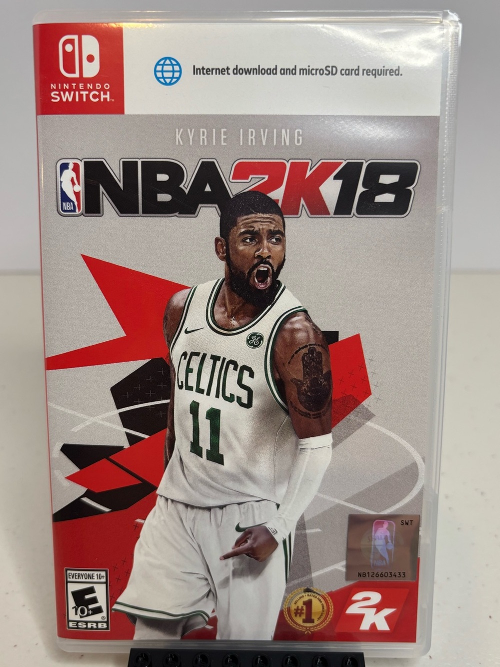 Nintendo Switch NBA 2K18 Featuring Kyrie Irving - Complete in Box